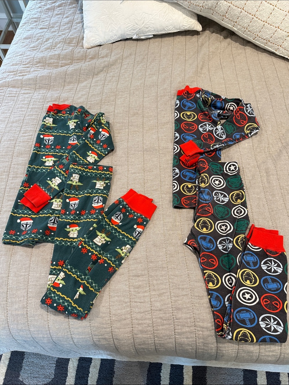 Hanna Andersson Kids Holiday Character Pajama Set - Green & Black